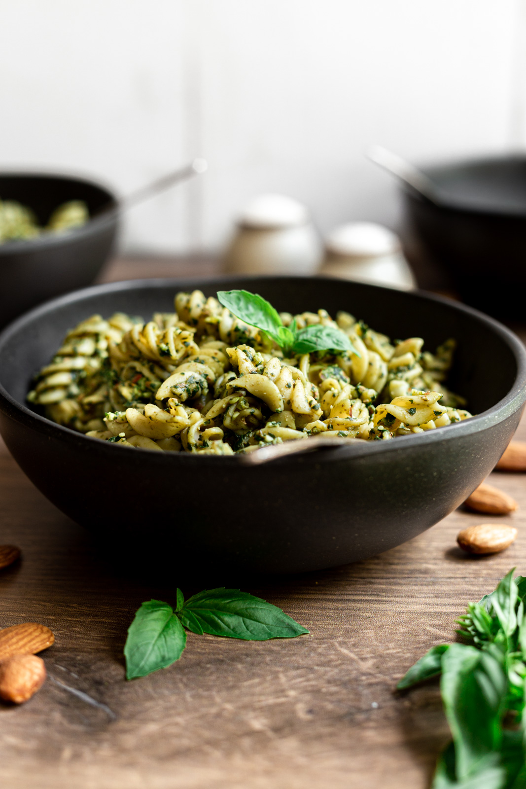 Vegan Almond Pesto Pasta